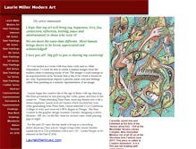 Tablet Screenshot of lauriemillermodernart.com